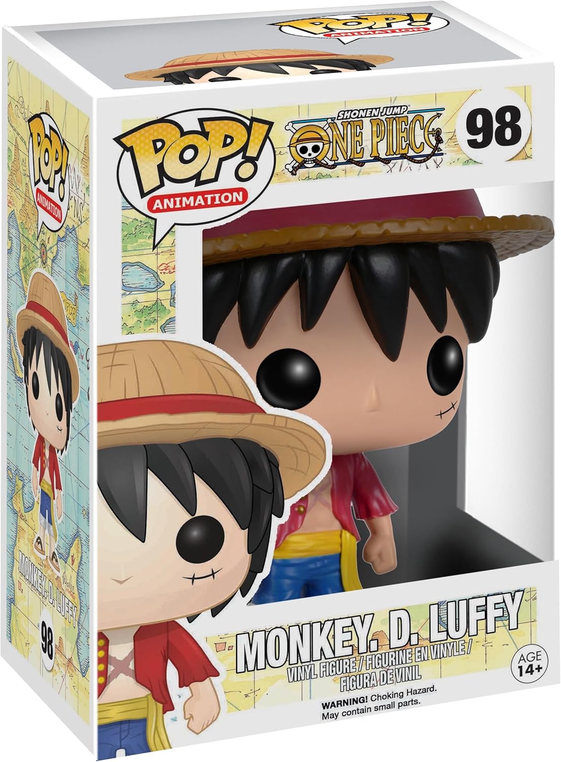 POP Anime: One Piece Luffy Action Figure,Multicolor